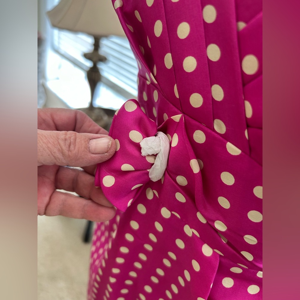 J Crew Pink Polka Dot Dress - Picture 4 of 11